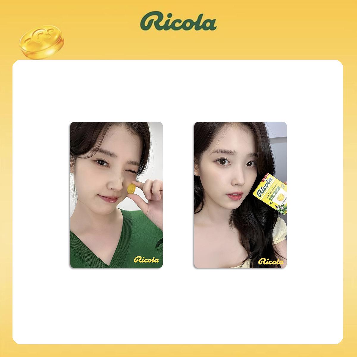 IU x Ricola Limited Edition Photocard