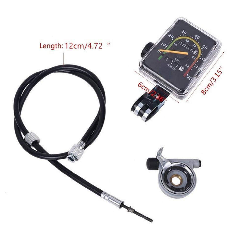 Classic Style Bike Odometer Featuring an Easy to Connect 78cm Length Cable
