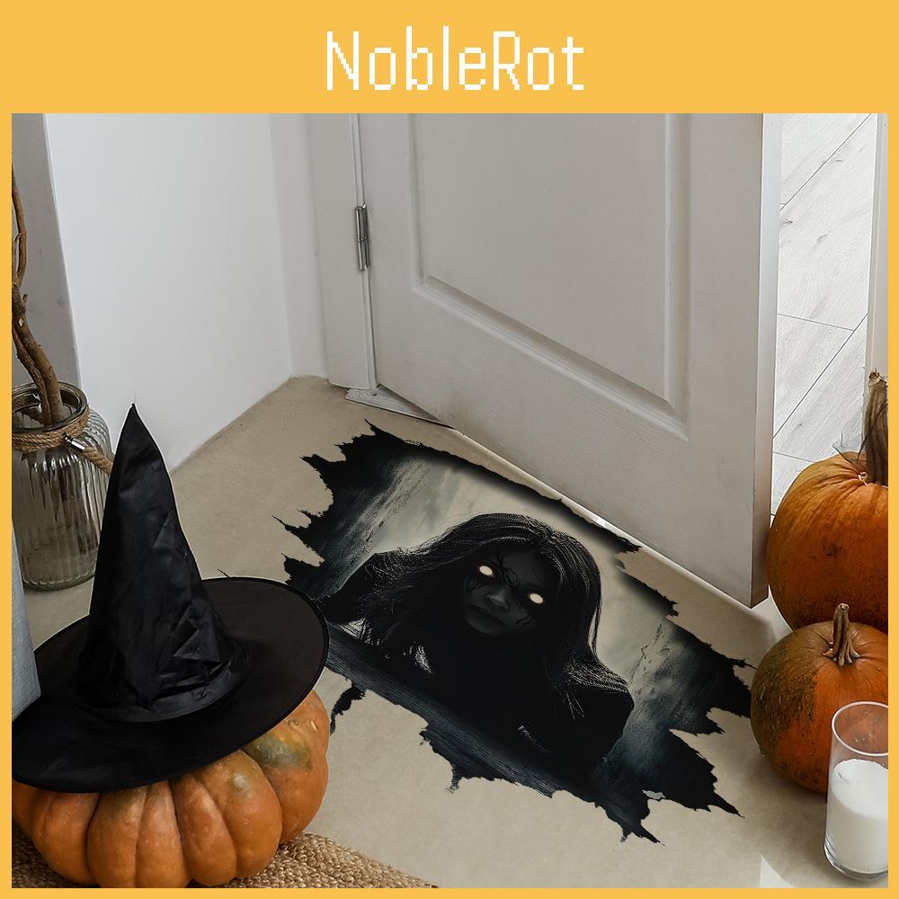 Halloween Scary Wall Breaking Female Ghost Living Room Home Stickers Decor