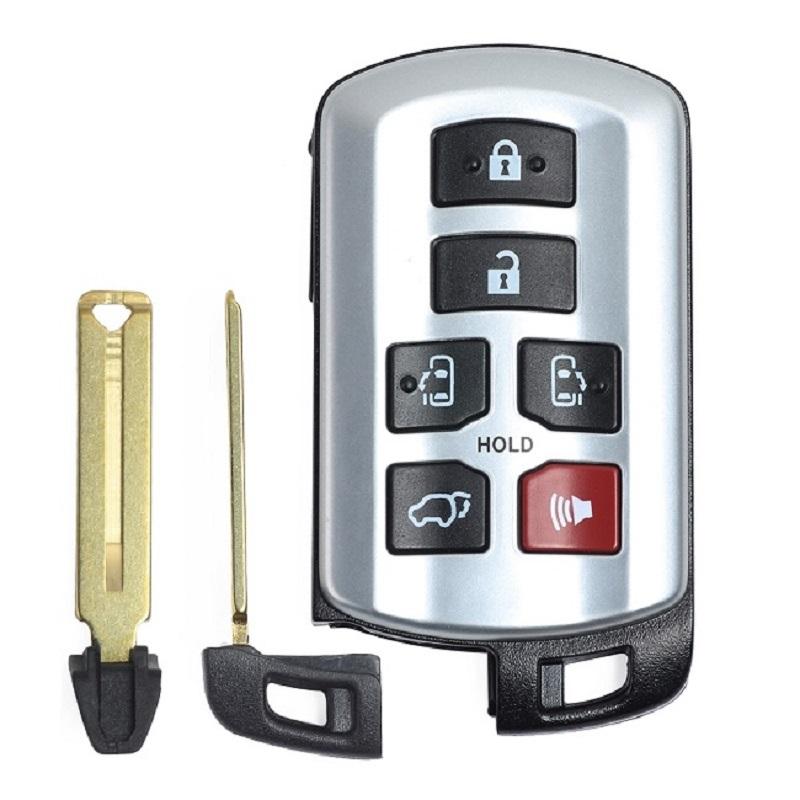 CN007211 Aftermarket For for Toyota Sienna 2011- 314.3MHz 271451-5691 FCC ID HYQ14ADR Keyless Entry 6 Button Remote Key