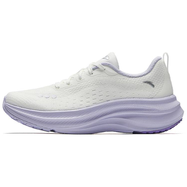 ANTA Nitro Edge Women Comfort Running & Casual Shoes White Light Lavender Gray 122515515-3 38