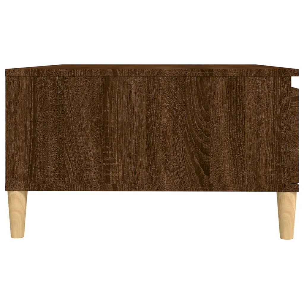 Coffee Table Brown Oak Look 90 x 60 x 35 cm Wood Based Panel