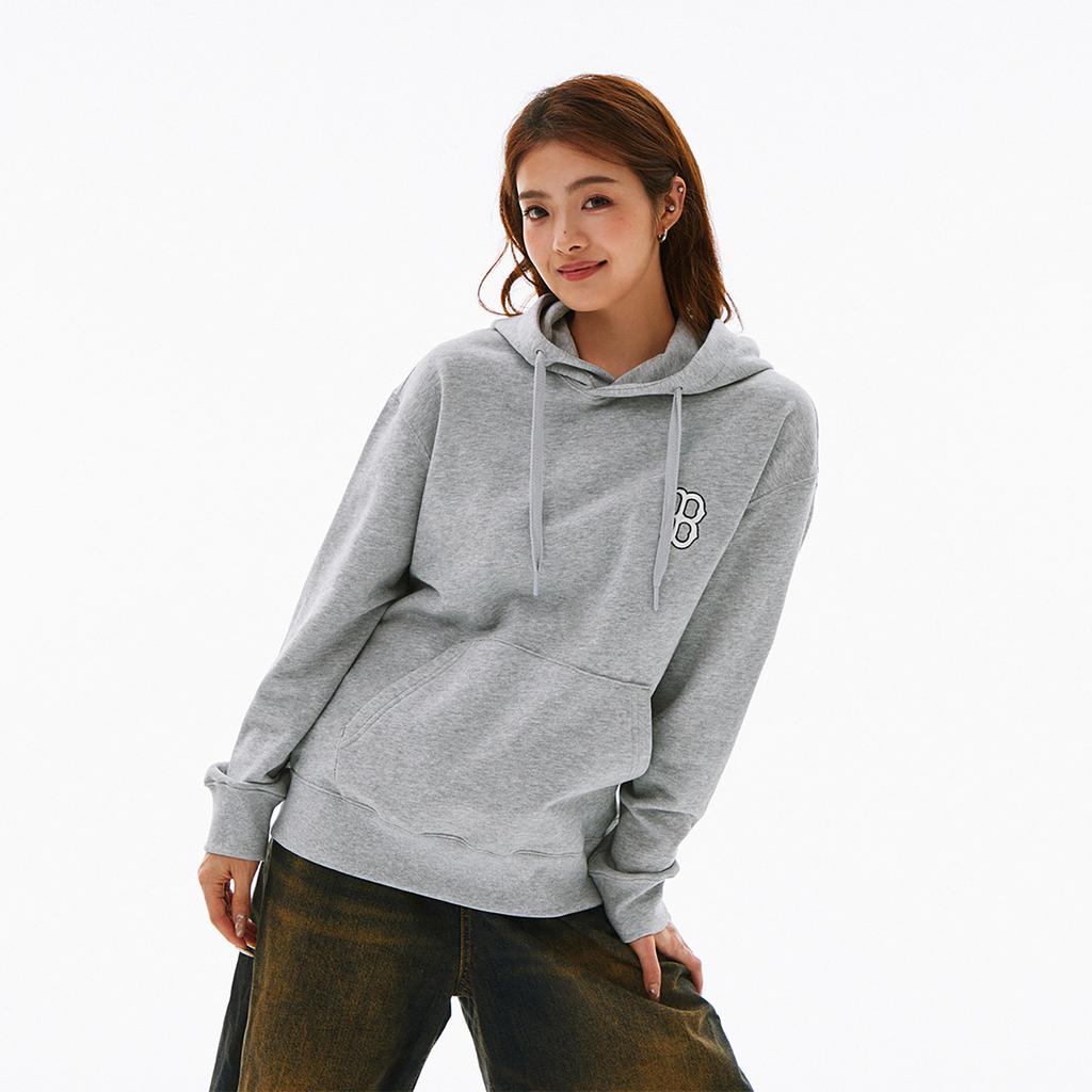 New MLB SS24 Sweatshirt Unisex Gray 3AHDM0141-43MGS