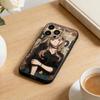 Custodia Telefono Argento Colorata R-Darling Marin Kitagawa Per iPhone17,16,15,14,13,12 Plus,Max Copertura Nera in Morbido Silicone