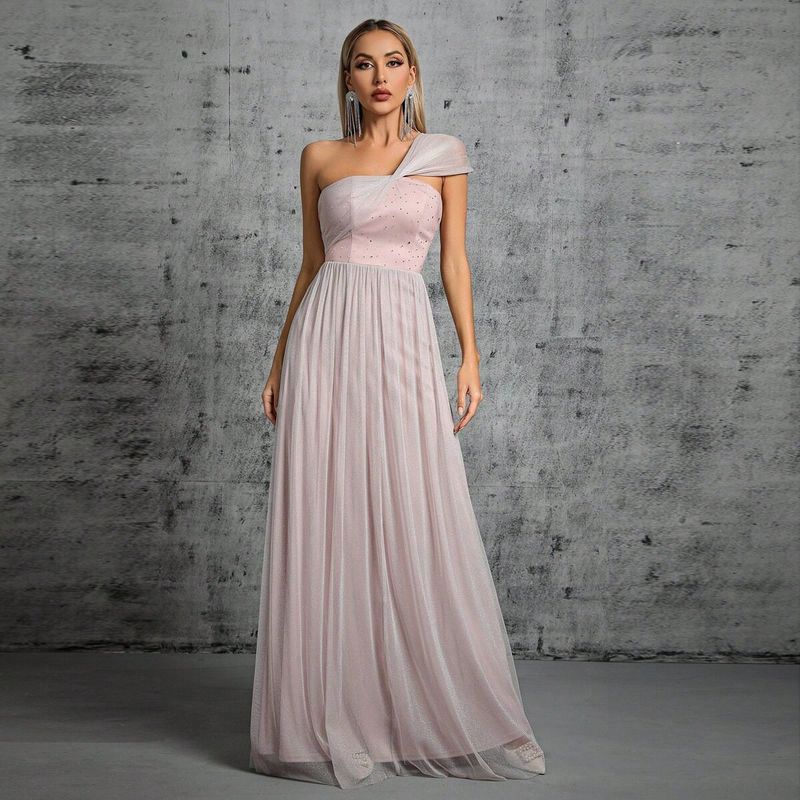 Sequin Evening Dress Party Birthday Dress Long Maxi Gown Formal Dress Picture Color--Al4148 S