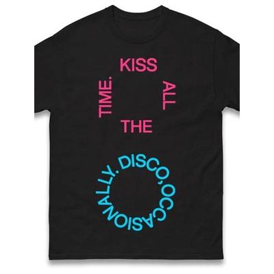 Harry Style Kiss All The Time Disco Occasionally T-Shirt | Casual Crew Neck, Slight Stretch Fabric, Regular Fit, Print Pattern, Perfect for Men,