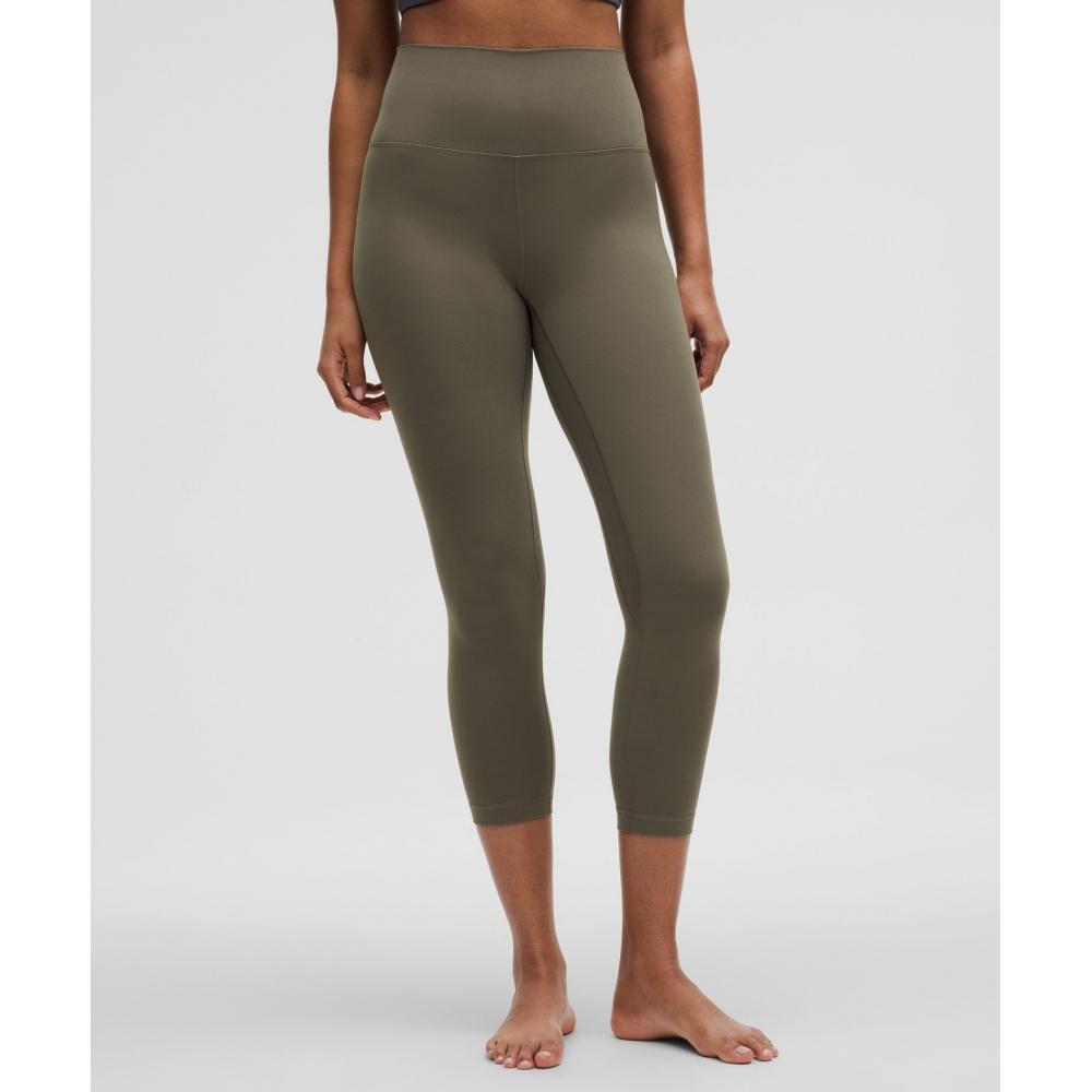 

Lululemon Align High Rise Crop 23 Армейский зеленый 8/23