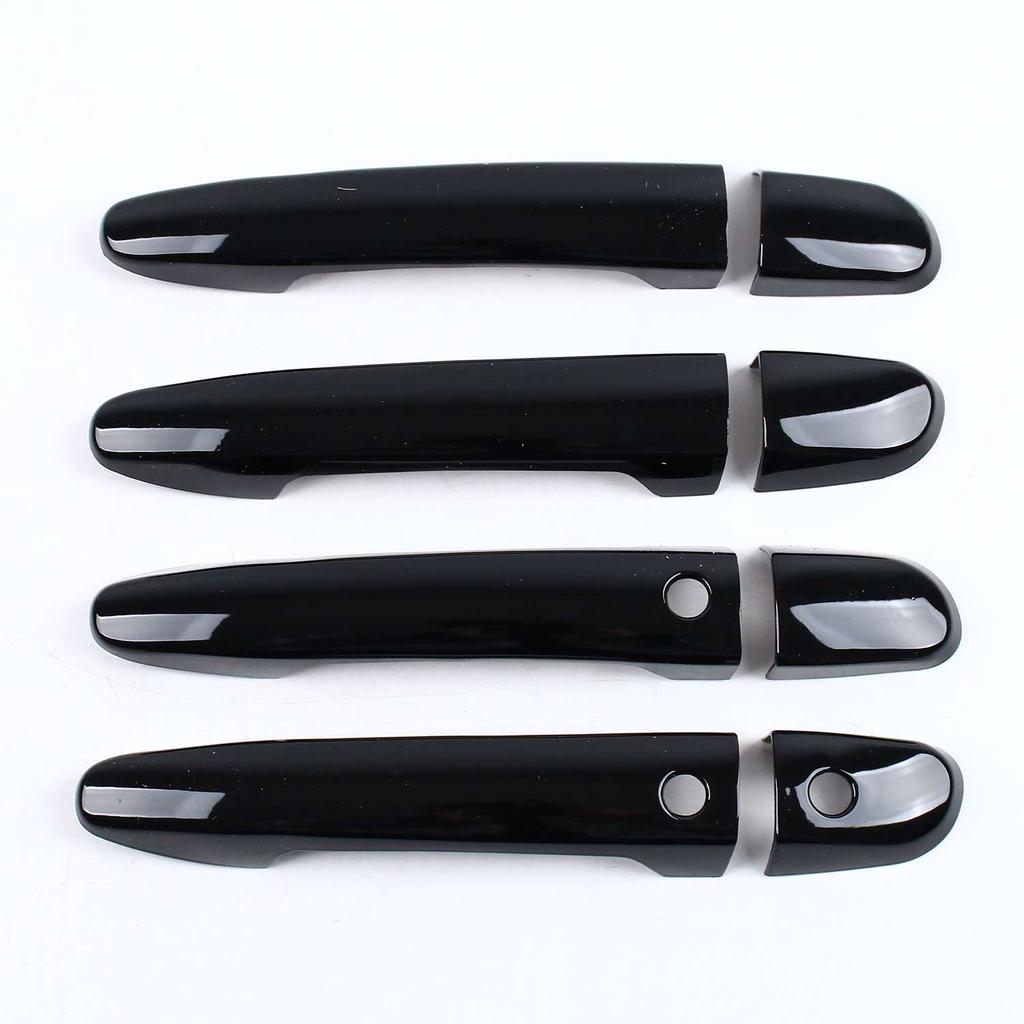 For Mazda Biante 2008 2009 2010 2011 2012 2013 2014-2016 ABS Chrome Glossy Black Door Handle Cover Trims Car Styling Accessories