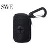 Lightweight Pet Waste Bag Holder Dispenser Zipper Closing Crossed Drawers with Hanging Fashionable Poop Hook Trendy Convenient Dog Pickup Solution