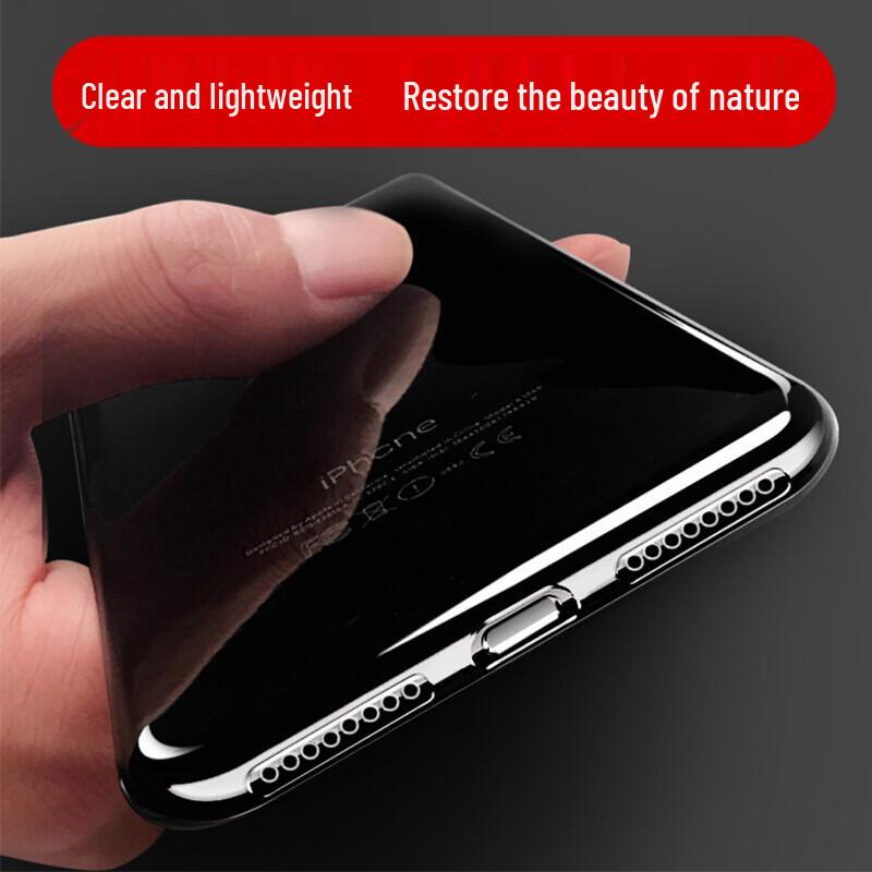 

ESCASE Clear Anti-Drop TPU Case for iPhone iPhone SE (2nd Gen) / 8 / 7