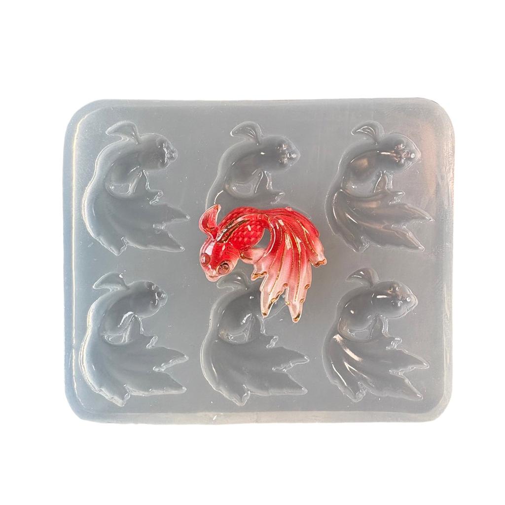 High Detail Silicone Fish Mold For Resin Keychains Jewelry Making Crafting Art Supplies With Realistic Texture