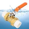 Brass Pipe Ball Valve with Double PPR Hot Melt Fitting 1"BSP DN25