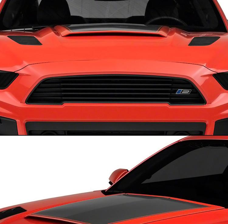 Carbon Fiber Hood Panel for 15-17 Ford Mustang Roush Modification