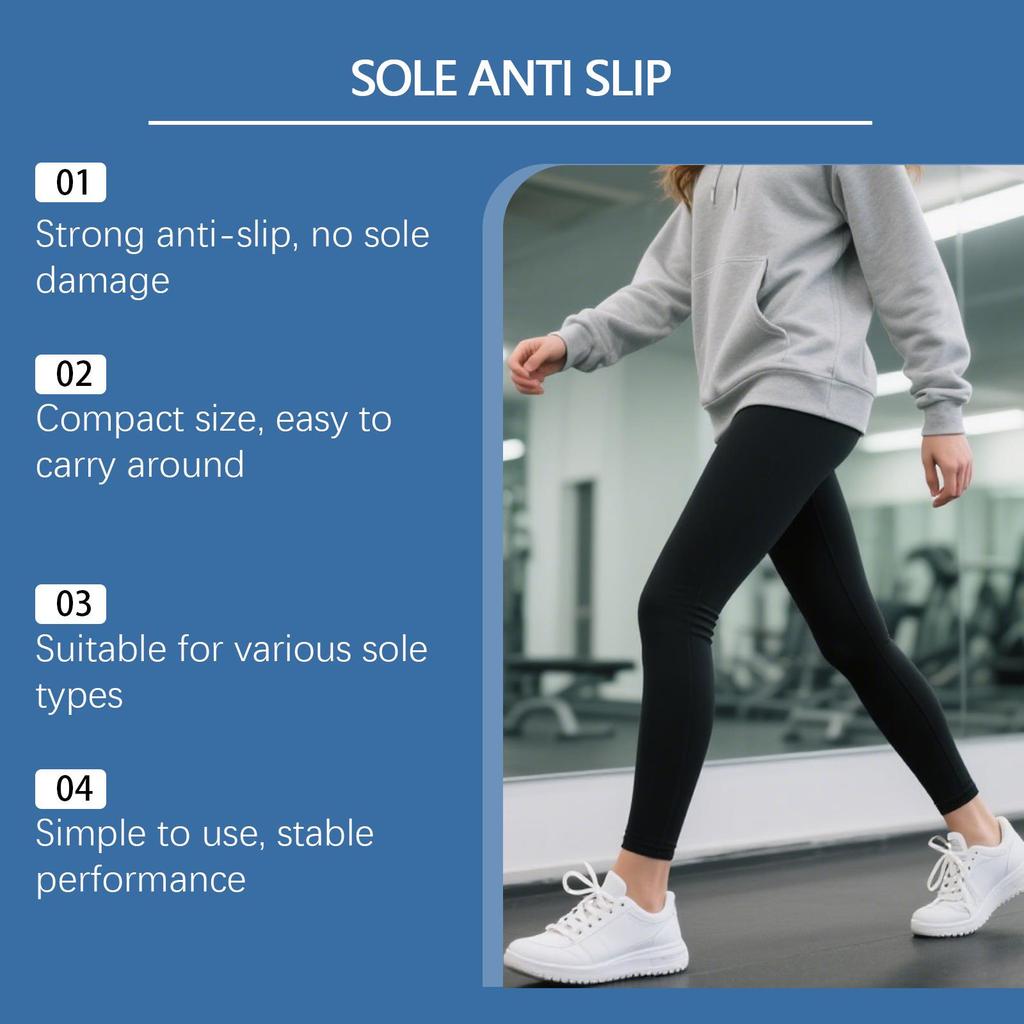 SoleGuard: Agent Antidérapant et Résistant à l'Usure pour un Usage Domestique, Extérieur et Sportif afin d'Améliorer la Traction