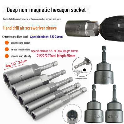 Jeu de clés hexagonales et de manchons de perçage Kawada Electric