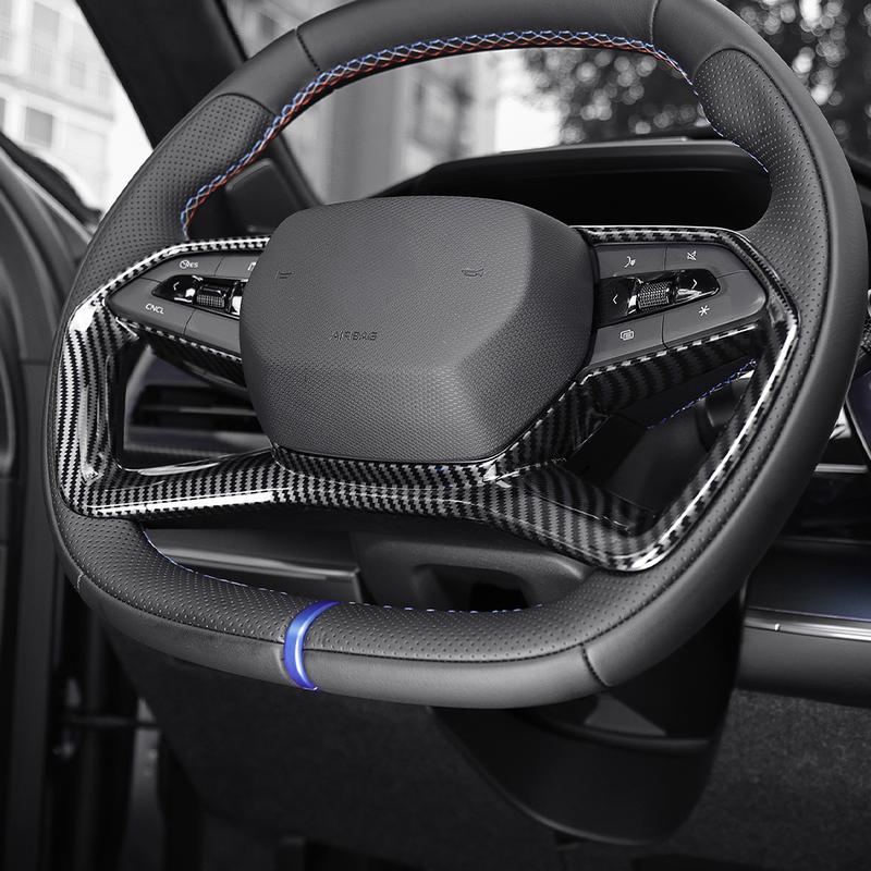 För Renault Filante 2026 2027 Biltillbehör 1ST Kolfiber Rattkåpa Trim Rattar Tillbehör