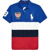 Polo Ralph Lauren Color Block Number Logo Big Pony Logo Polo Shirt Men Polo Shirts Blue 710800514-001