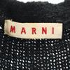 MARNI Made in Italy Wool Blend Long sleeve knit cardigan 40 black Women Used