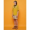 Saendeusaundeu Car Wash Tcollar Tshirt Mustard