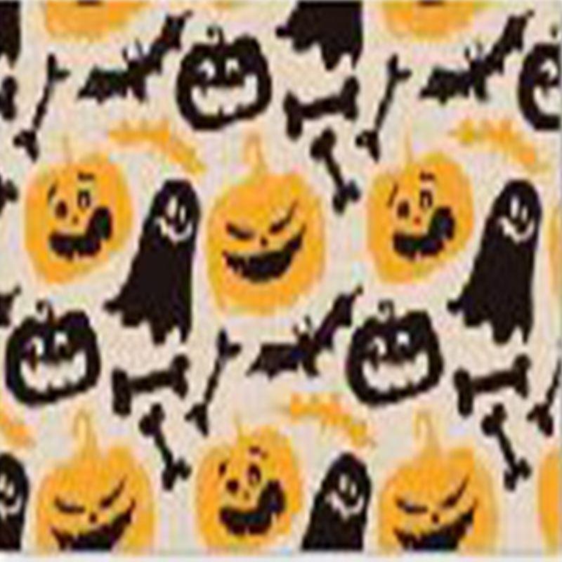 

Коврик для пола Dajiang Cartoon Pumpkin для входной двери, пылеудаляющий, бархатный, для крыльца на Хэллоуин, устойчивый и простой в уходе коврик для пола 50*80cm