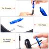 RISK Bicycle Valve Core Removal Tool for Schrader Presta Extender Bike Tube Tire Valve Tool