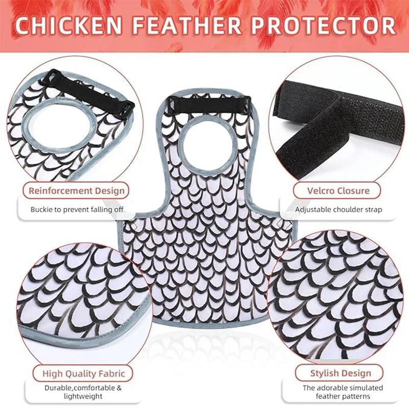 Chicken Saddles for Hens, Chicken Apron Back Protector for Hens with Adjustable Strap, Chicken Hen Mating Saddle Dropshipping