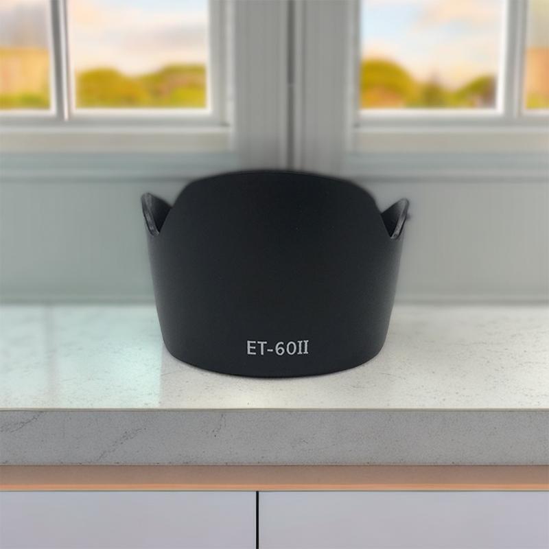 ET-60II Camera Lens Hood 55mm for 1200D Camera 55-250mm f/4-5.6 IS Lens Reversible-Petal Flower Lens Cover Cap