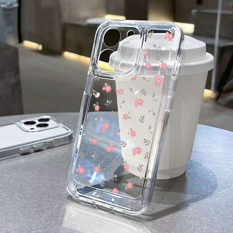 INS Small Floral Flowers Soft Silicone Phone Case For Xiaomi Redmi Note 14 13 12 Pro Plus 12S 11S 11 10 Redmi 12 13C Clear Cover