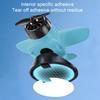 Solar Powered Airplane Car Ornament Dashboard Aircraft Model with Suction Cup 360 Degrees  Rotating Propeller Center Console Drift Accessory