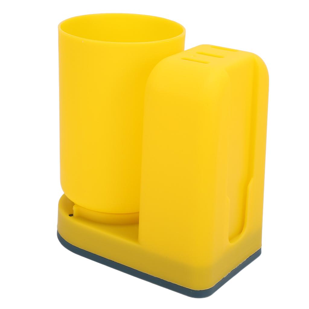 Toothbrush Cup Holder Multipurpose Modern Simple Design Space Saving Wall Mounted Toothbrush Holder with Cup