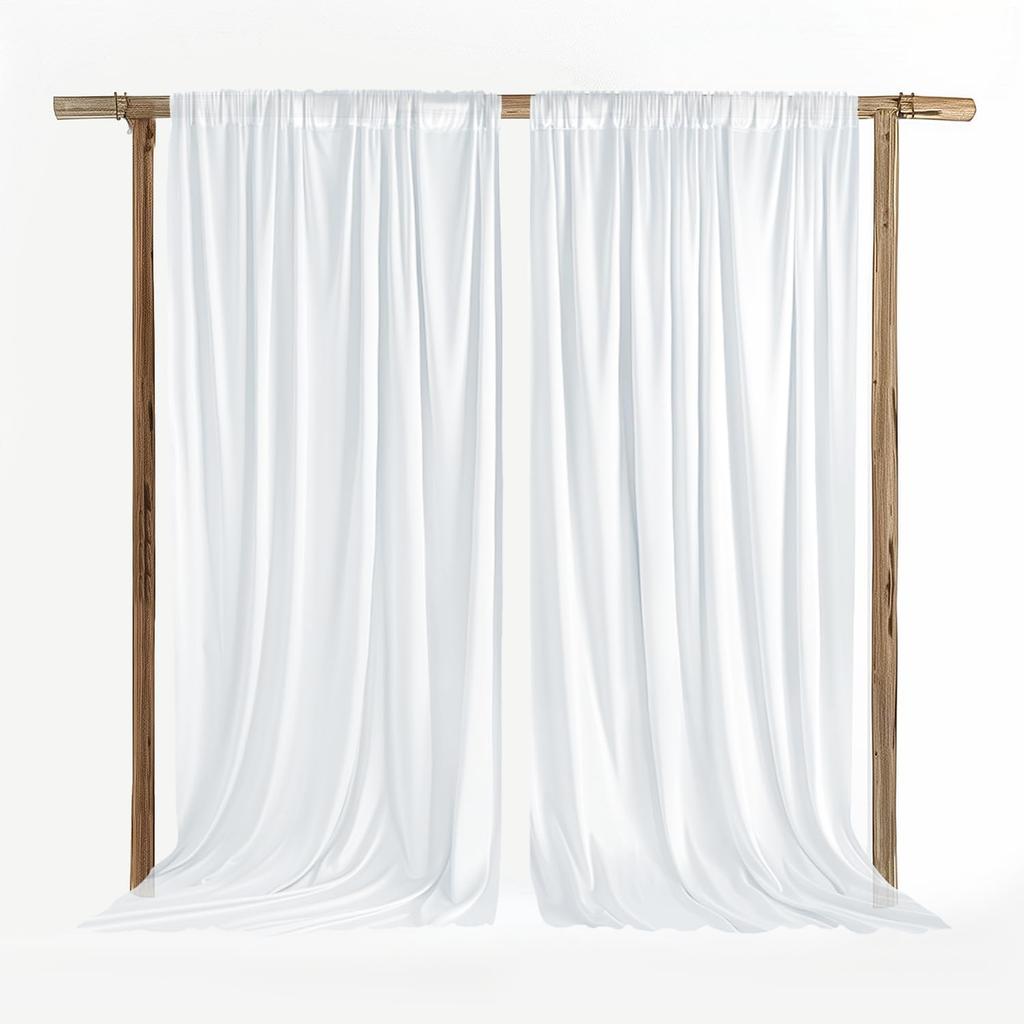 Goldener Satinvorhang 1 Paneel Knitterfreier Drapierung Foto-Hintergrund mit Stangentasche für Hochzeit Geburtstag Babyparty Party-Hintergrund Drapierung