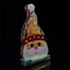 Rainbow Santa Claus, LED Light, Colorful Luminous Light Christmas Decoration Outdoor And Indoor,Rainbow Ornament