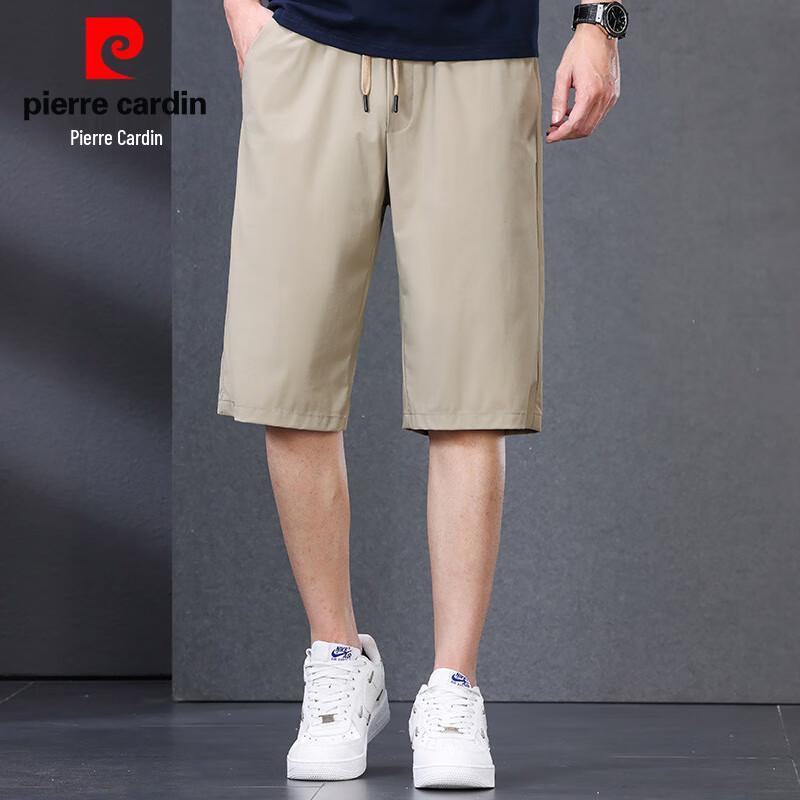 Pierre Cardin Men s Elastic Waist Cooling Casual Mid-Length Shorts 30