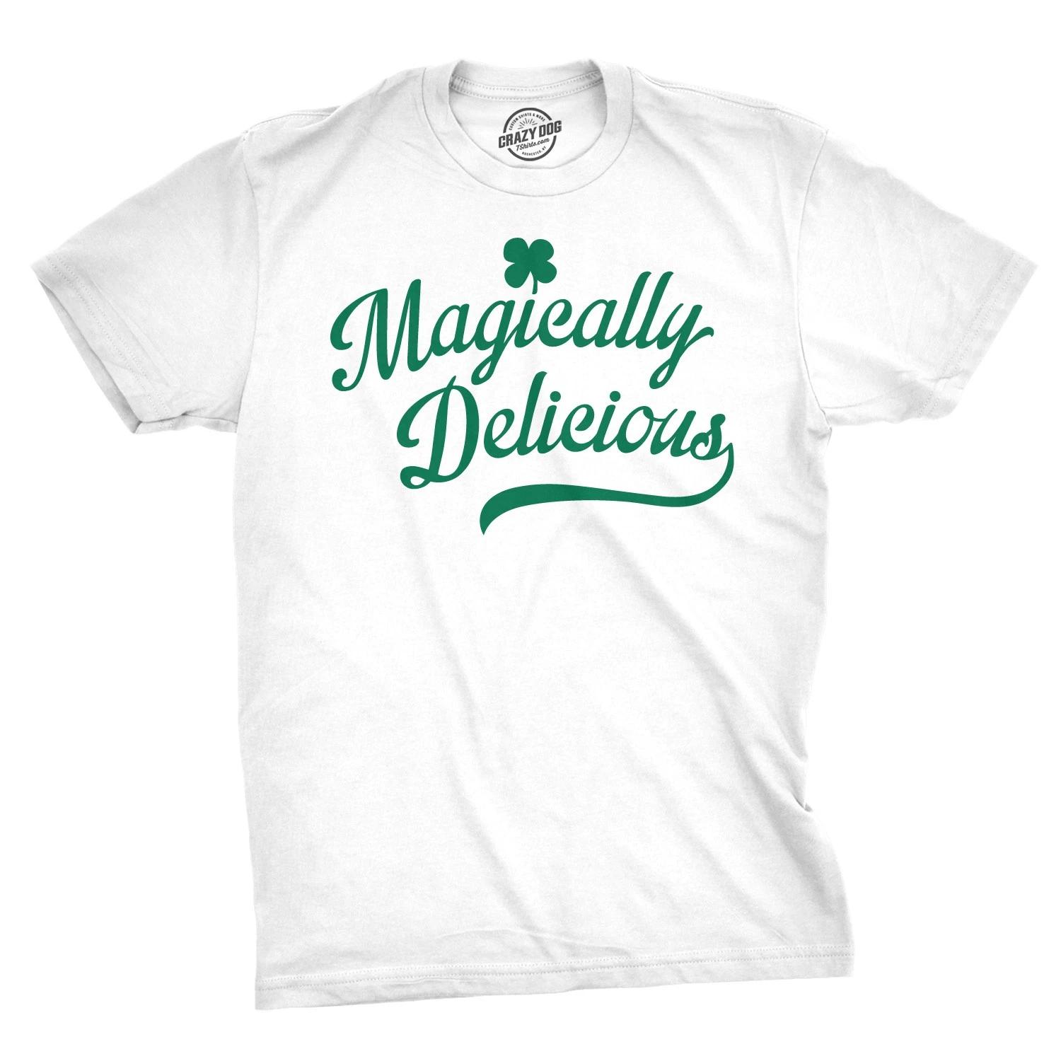 Mens Magically Delicious Funny Sarcastic St Patricks Day Saint Pattys Clover XXXXL
