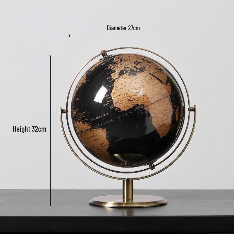 Astronaut Boy Globe Ornament: Luxurious Birthday Gift & Decorative Piece for Living Room or Wine Cabinet.