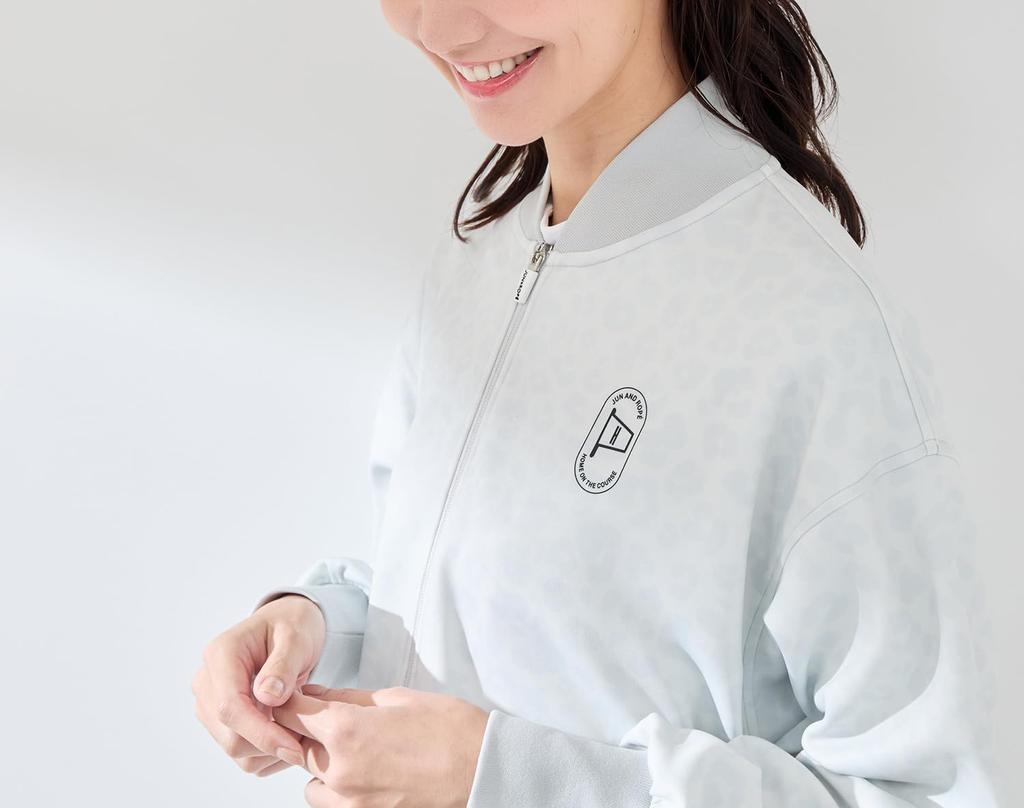 Jun & Rope Animal Pattern Rhinestone Visor for Women ERU15000 Gray (07)