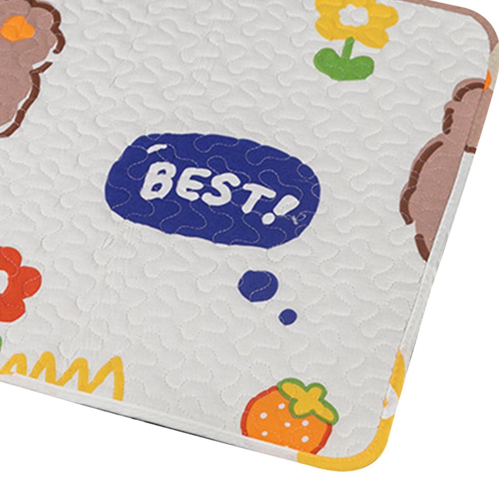 Pet Sleeping Mat Breathable Prevent Slip Soft Cute Pattern Cat Dog Bed Pad for Dog Crate Type 3 70x90cm 27.6x35.4in