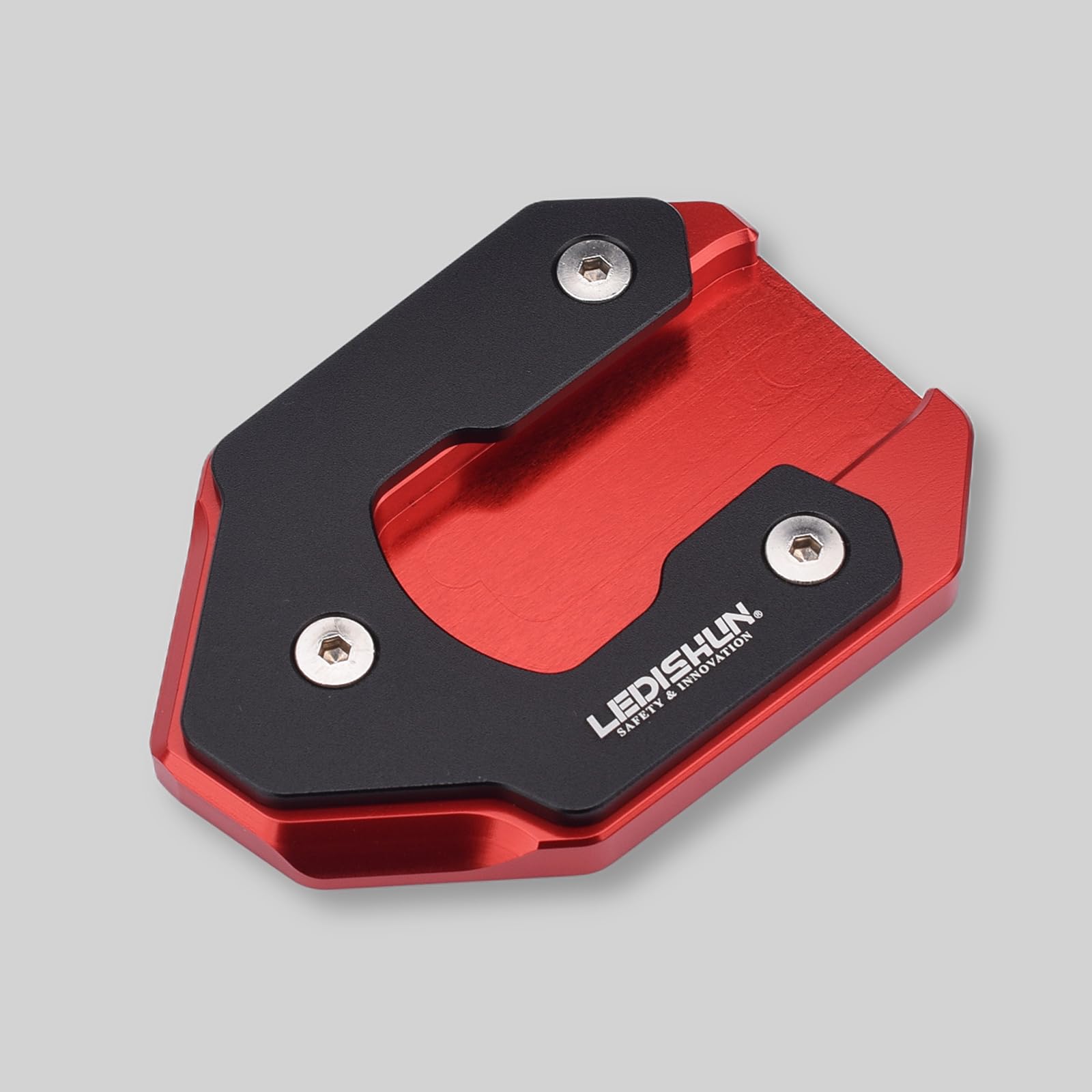 

LEDISHUN Motorcycle Side Stand Plate for Kawasaki Vulcan S (2016-2024) (Red) червоний