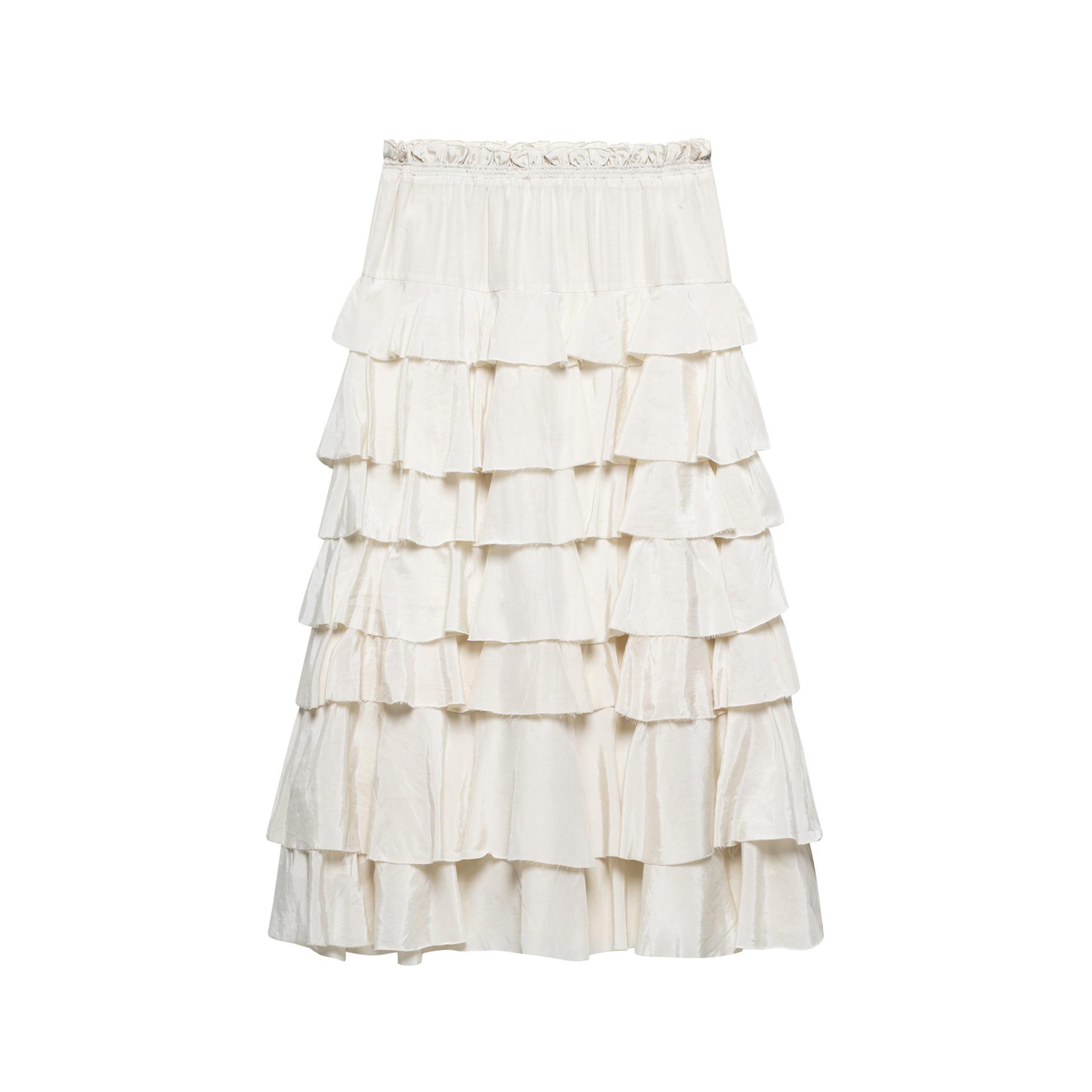 

TAOP&ZA Women s Summer Layered Midi Skirt - 3118209 L