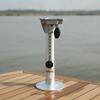 Boat Seat Base Upright with Mounting Plate Compact for Yachts, Anglers