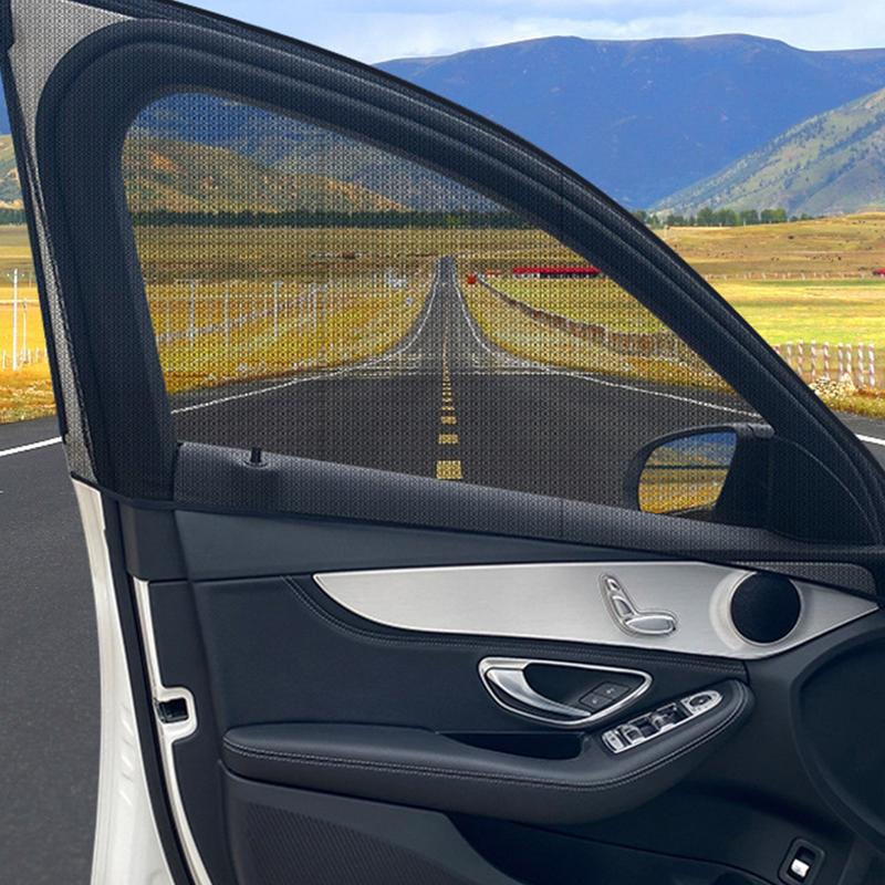 Fly Screen For Car Car Window Screen UV Protection Car Seat Sun Protection Breathable Mesh Translucent For Cars SUVs Anti-Sun