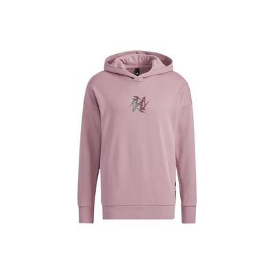 adidas Wj Swt Hood Printed Sports Pullover Hoodie Men Tops Light-Purple HE5119