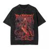 Washed T Shirts DMC Devil May Cry Demon Brothers TShirts Harajuku Streetwear  Cotton Graphic Tops Tops Tees Men Women