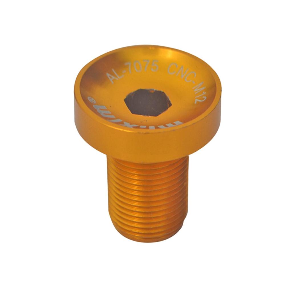 M12 Bicycle Bottom Bracket Crank Bolt Rust Resistant Aluminum Alloy for Bike Modification Accessories and Spare Parts
