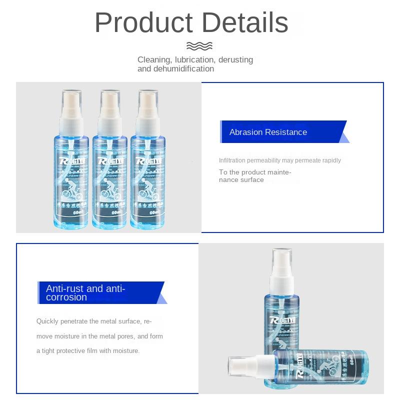 60ml Bisiklet Zinciri Temizleyici Yağlayıcı Bisiklet Zinciri Yağlayıcı Kuru Yağlayıcı Zincir Yağı Uzun Ömürlü Bisiklet Zinciri Yağı Temiz Pürüzsüz