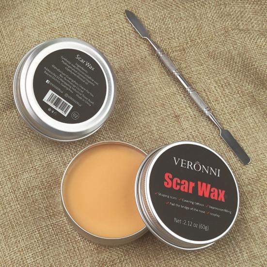 60g/20g Scar Wax 3D Effect Cover Tattoo with Tools Makeup Halloween Special Fake Wound Skin Wax for Adult