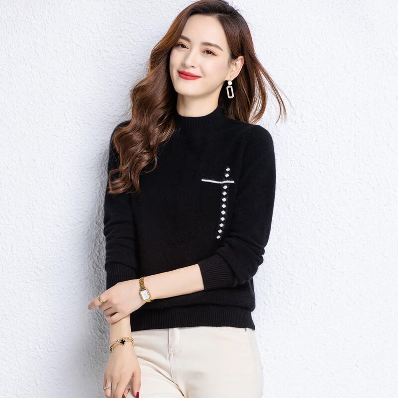 Women's Turtleneck Wool Blend Sweater