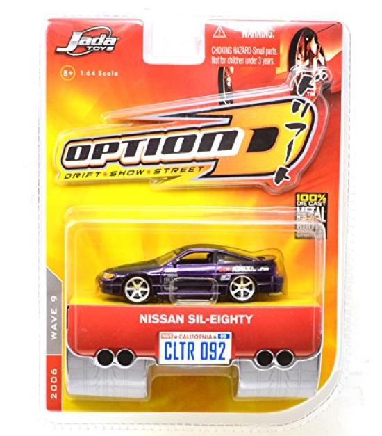 JADATOYS Масштаб 1:64 «OPTION D» «NISSAN SIL-EIGHTY» (фиолетовый) 2006 WAVE9