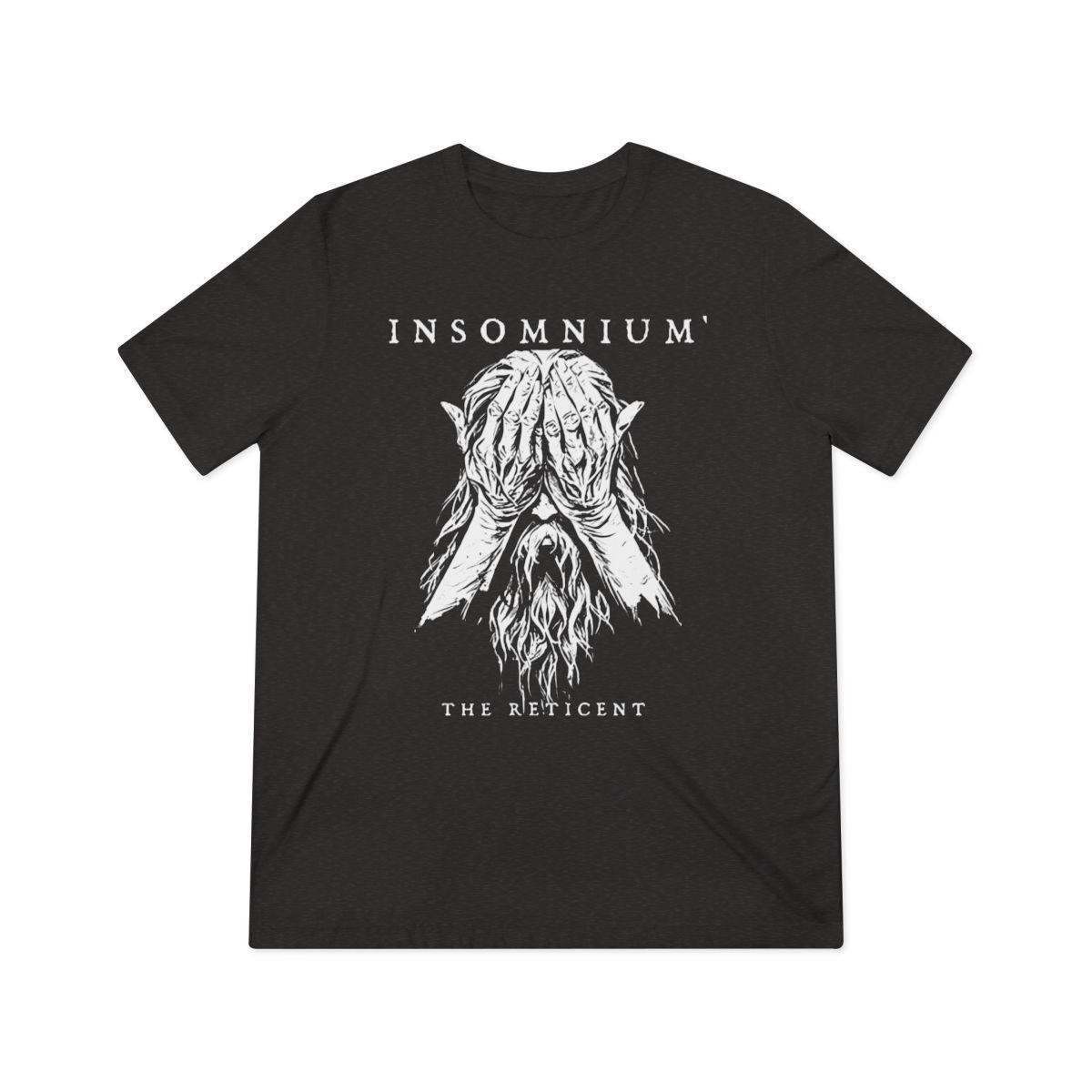Insomnium band Shirt charcoal black triblend Bella + Canvas 3413 KK2697 S