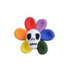 Handmade Halloween Knitted Plush Toy Skull Flower Soft Stuffed Decoration for Party Home Display and Gift Finished Product